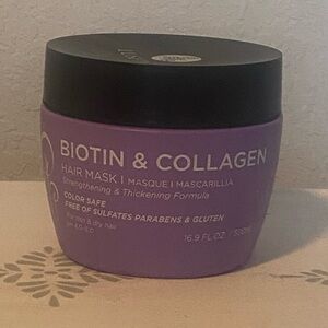 Biotin & Collagen Hair Mask — Strengthening Hair Mask (Purple)